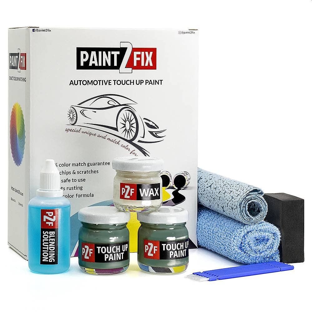 PAINT2FIX Touch Up Paint for GMC Urbane Moss 92 | GAV Silver Green | Car Scratch & Chip Repair Kit (Gold Pack) - Perfect for DIY Auto Body Touch Ups & Minor Scratch Fixes