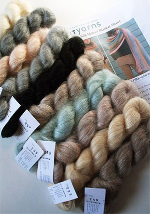 Artyarns Silk Mohair Blanket & Shawl Knitting Kit in Natural Colors - Cozy Handmade Crochet Project for Home Decor, Gift Giving & Winter Warmth