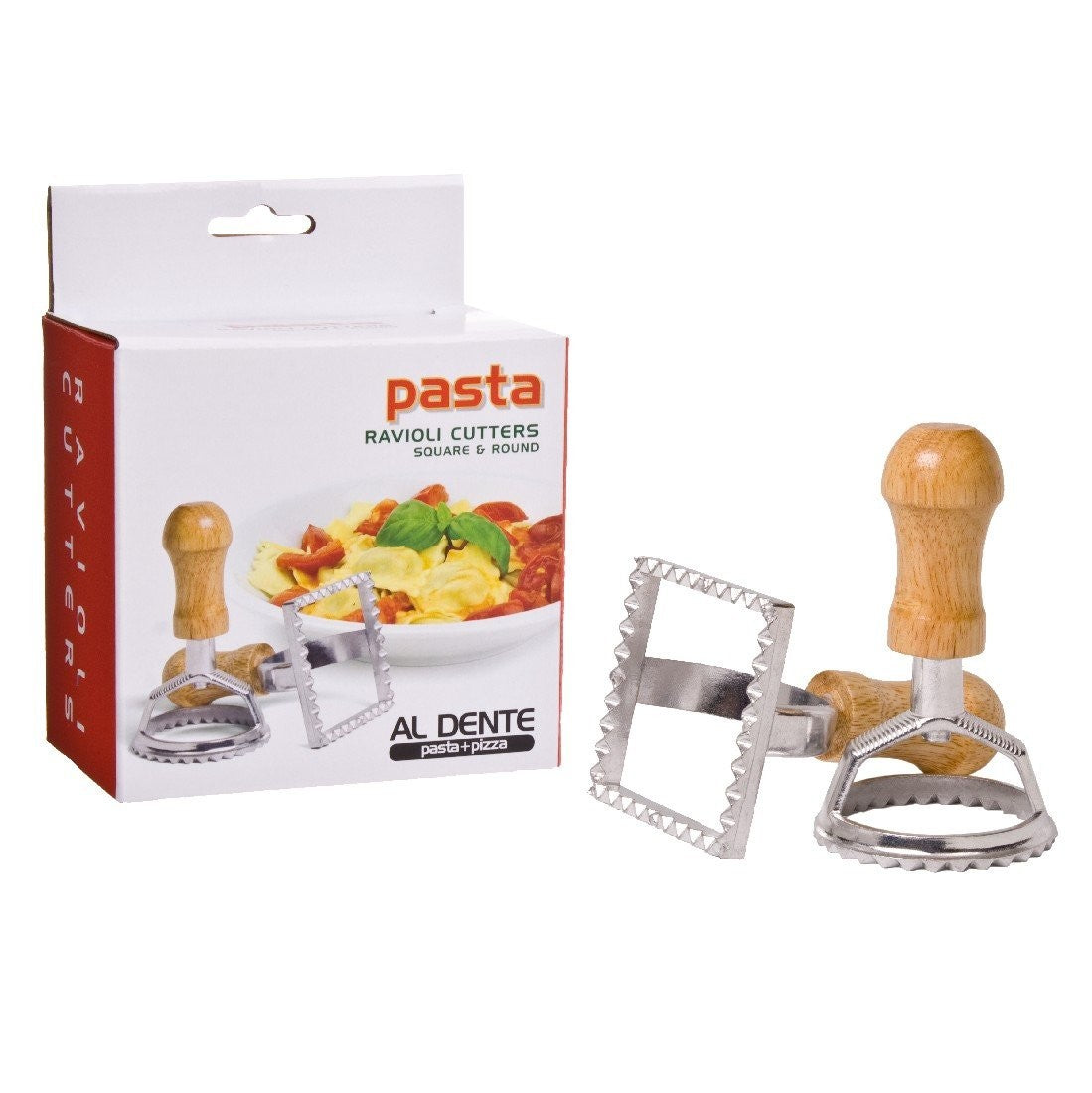 Premium Al Dente Ravioli Cutter Square - Stainless Steel Pasta Dough Press for Homemade Italian Ravioli, Tortellini & Dumplings - Perfect for Kitchen, Restaurant & Italian Cooking Enthusiasts
