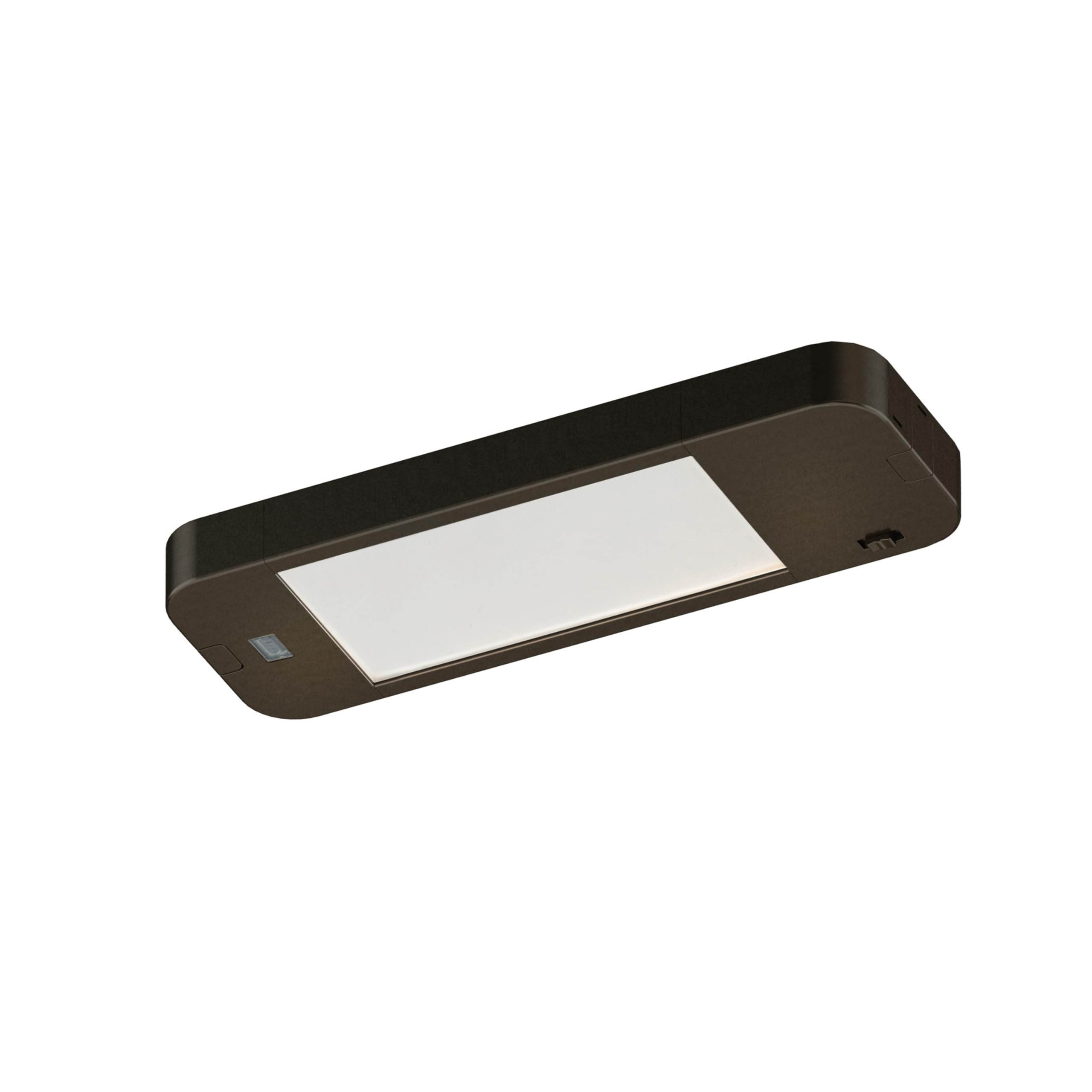 VAXCEL Instalux 8-in Linkable LED Bronze Motion Sensor Under Cabinet Strip Light - Perfect for Kitchen, Pantry, Closet & Home Office Lighting