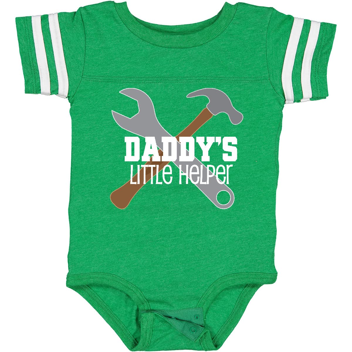 Inktastic Daddy's Little Helper Tool Set Baby Bodysuit - Cute Construction Theme Onesie for Newborns & Infants - Perfect Gift for Father's Day & Baby Showers