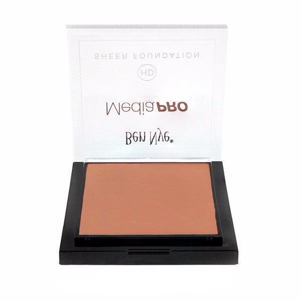 Ben Nye MediaPRO HD Sheer Foundation - Lightweight, Buildable Coverage for Flawless Skin | Professional Makeup for Photography, Film & Everyday Wear