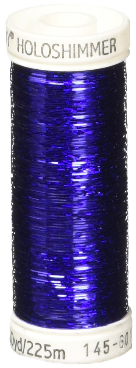 Sulky Holoshimmer Metallic Polyester Thread - 250 Yards, Dark Blue - Perfect for Embroidery, Quilting, and Sewing Projects
