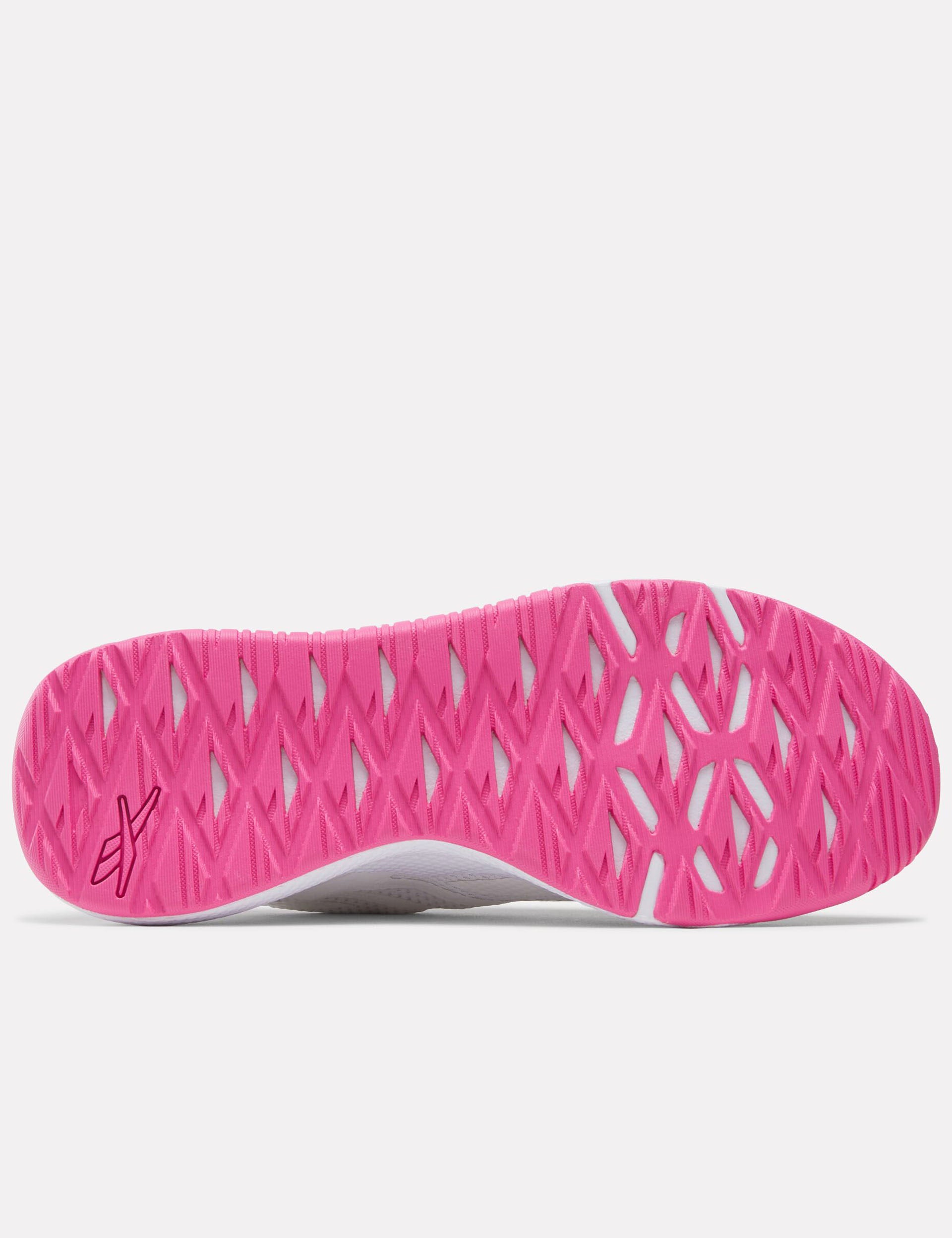 NFX Training Shoes for Women - Lightweight Gym Workout Sneakers in White & True Pink | Perfect for Running, CrossFit & Fitness Training