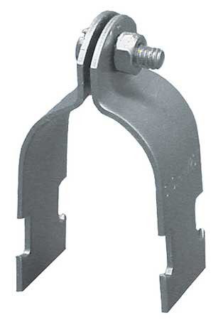 2 Inch Strut Pipe Clamp - Heavy Duty Metal Pipe Support Bracket for Electrical Conduit, Plumbing & HVAC Systems - Perfect for Industrial, Commercial & Home Installation Projects