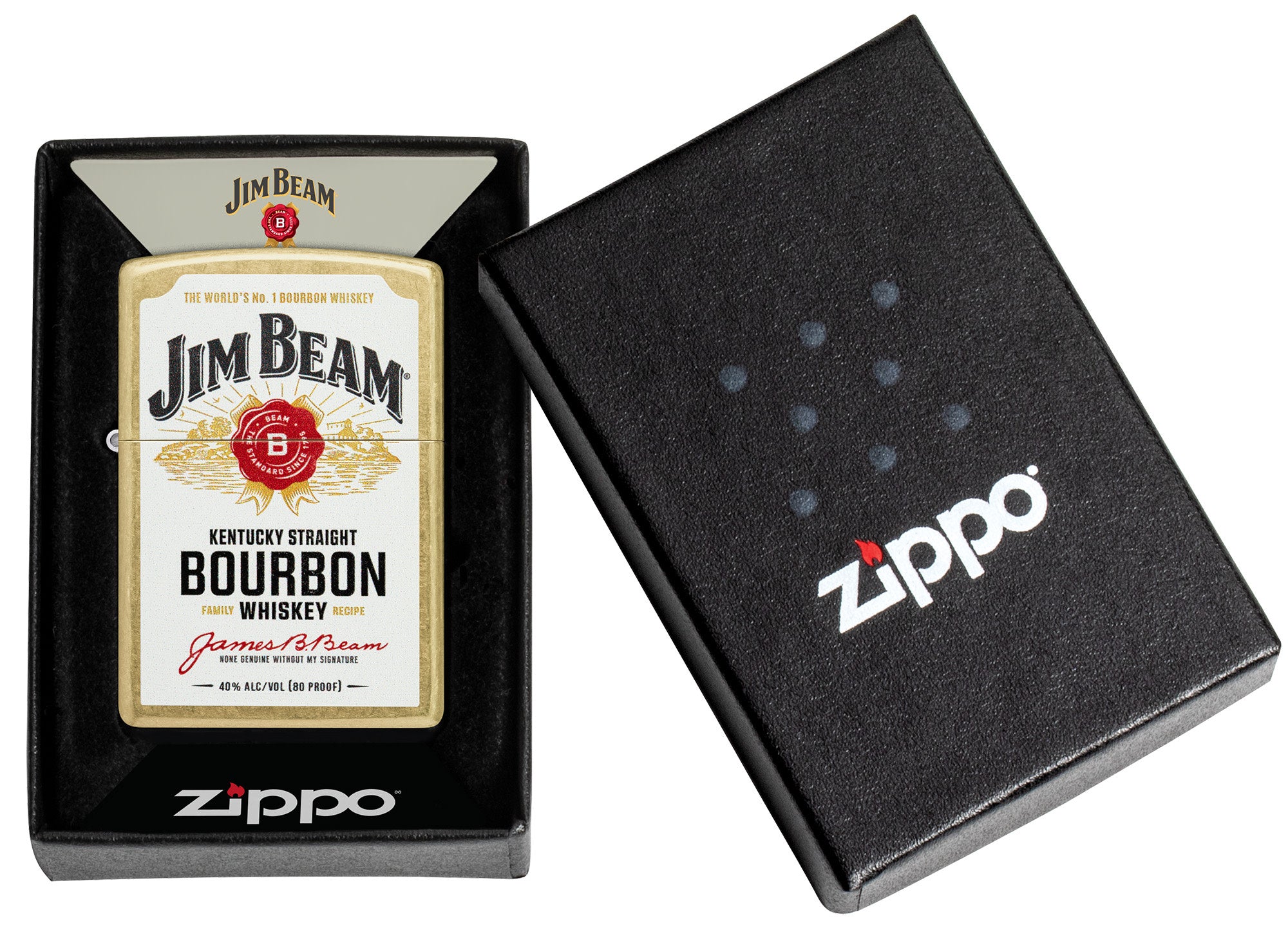Jim Beam® Bourbon Whiskey - Premium Label Design for Collectors & Gifts | Perfect for Home Bars, Parties & Whiskey Enthusiasts
