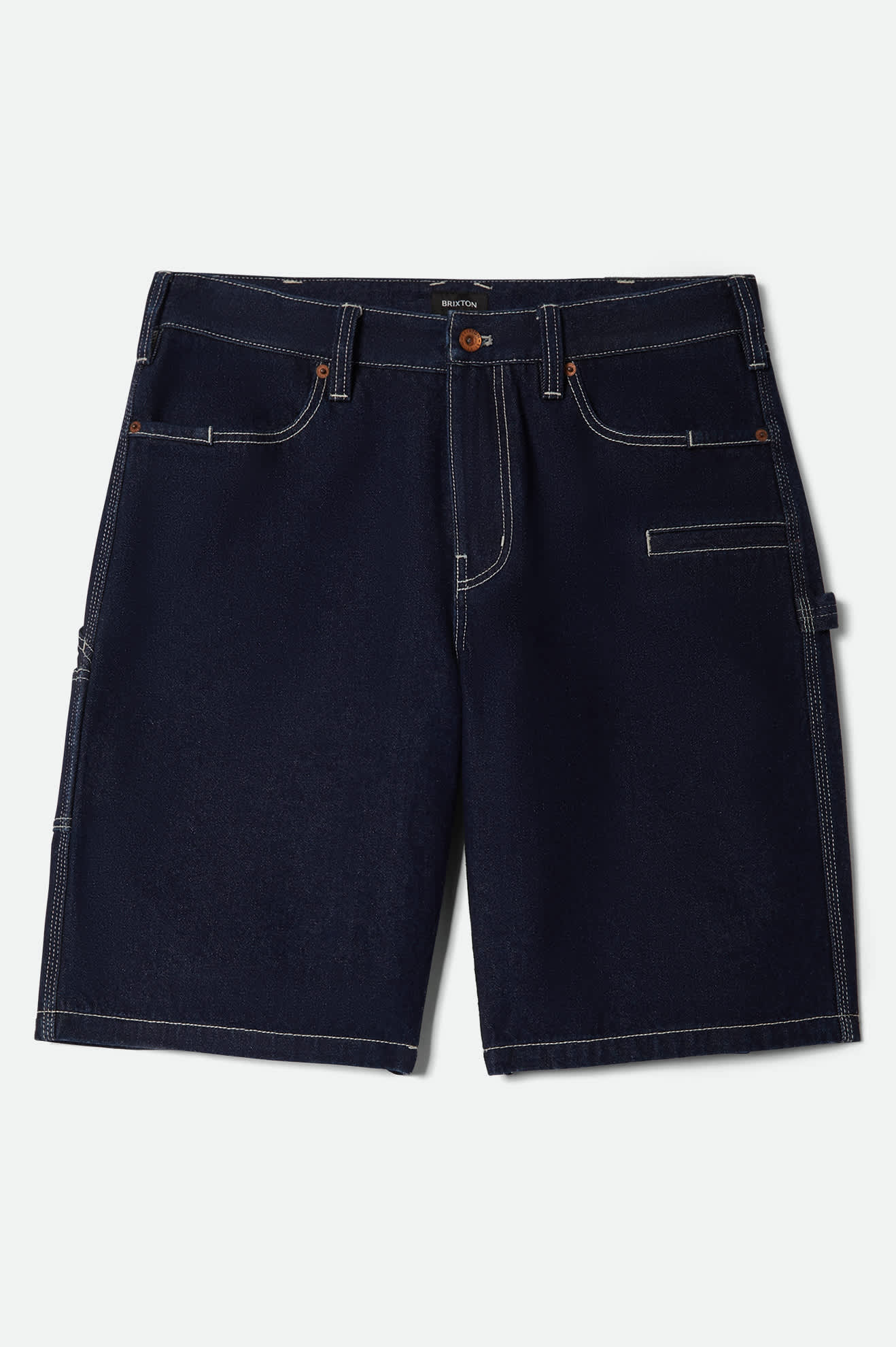 Men's Relaxed Fit Carpenter Denim Shorts for Builders & DIY Projects - Comfortable Workwear for Construction & Outdoor Activities
