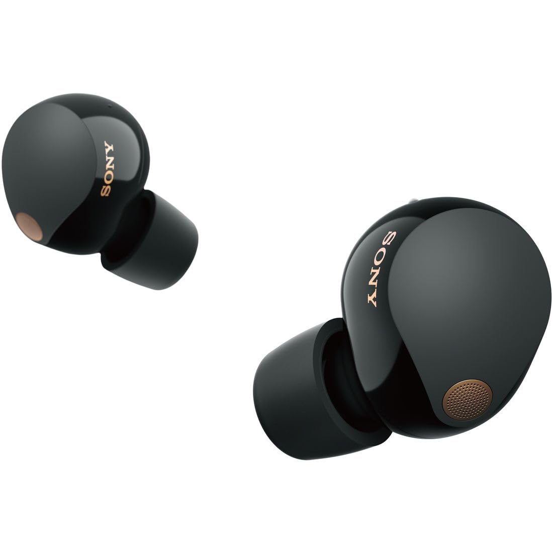 Sony WF-1000XM5 Wireless Noise Cancelling Bluetooth Earbuds with Mic, 24H Battery & Fast Charge, IPX4 Waterproof, Compatible with iPhone Android - Black (Renewed) - Perfect for Travel, Workouts & Commuting