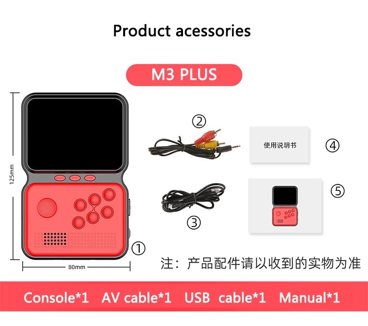 Retro Handheld Game Console - Portable Classic Video Game Player with 400+ Built-in Games - Perfect for Travel, Gifts, and Nostalgic Gaming Fun