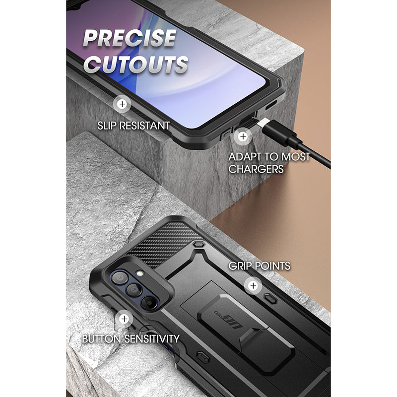 Samsung Galaxy A16 Unicorn Beetle Pro Rugged Case with Holster - Shockproof & Drop Protection | Perfect for Outdoor, Construction & Active Lifestyle Use