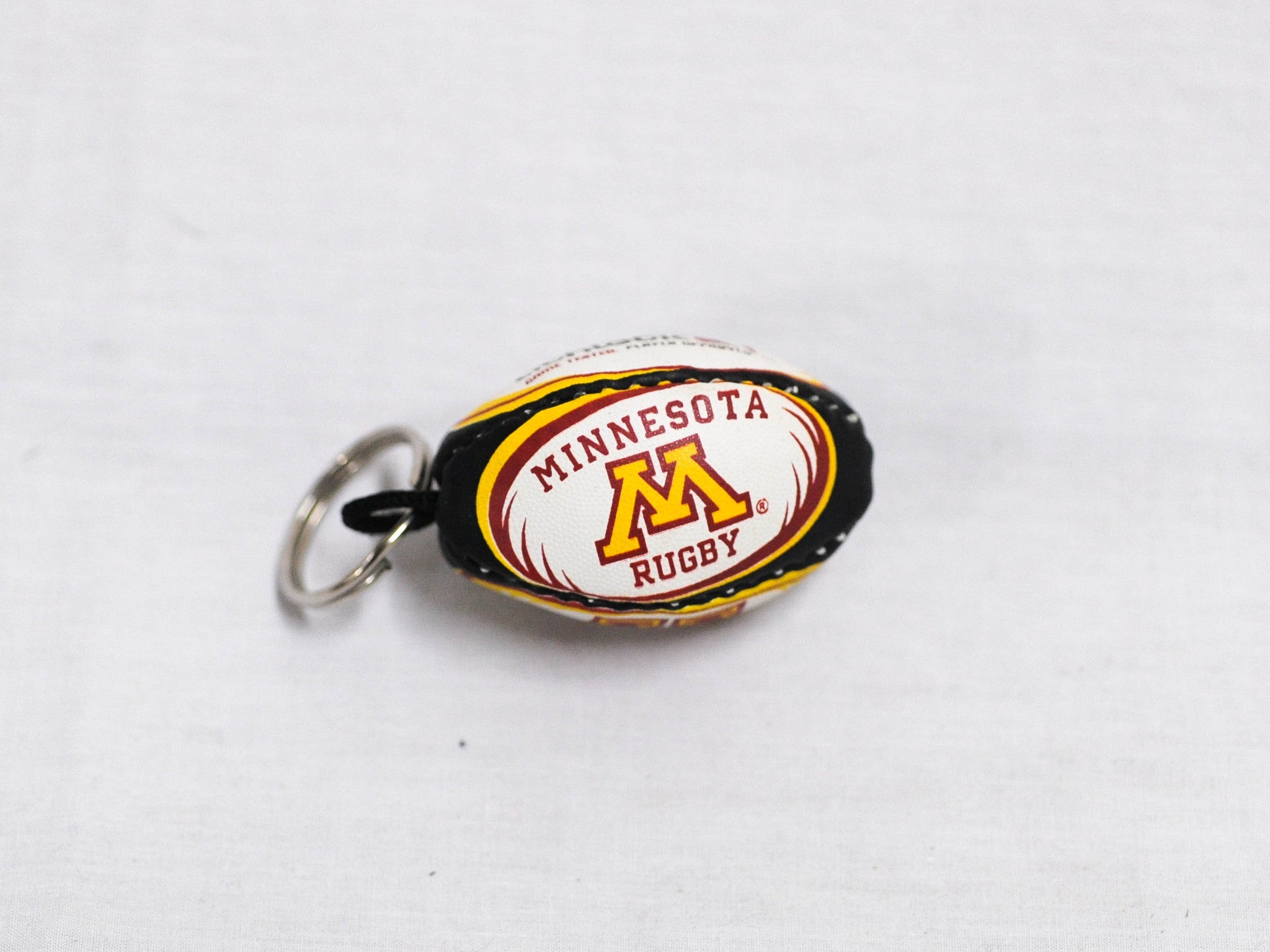 University of Minnesota Rugby Ball Keychain - Durable Mini Rugby Ball Key Ring for Sports Fans, Alumni & Students - Perfect for Gifts, Backpacks & Game Day Accessories