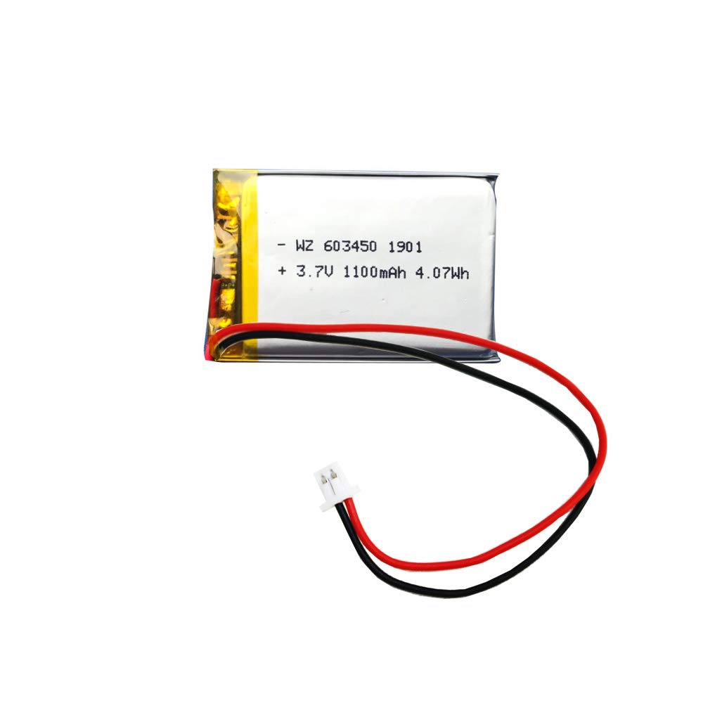 High-Capacity 3.7V 653450 673450 Polymer Lithium-ion Battery (1200mAh) for Mobile Lighting - Power Supply for Flashlights, Emergency Lights & Portable Devices