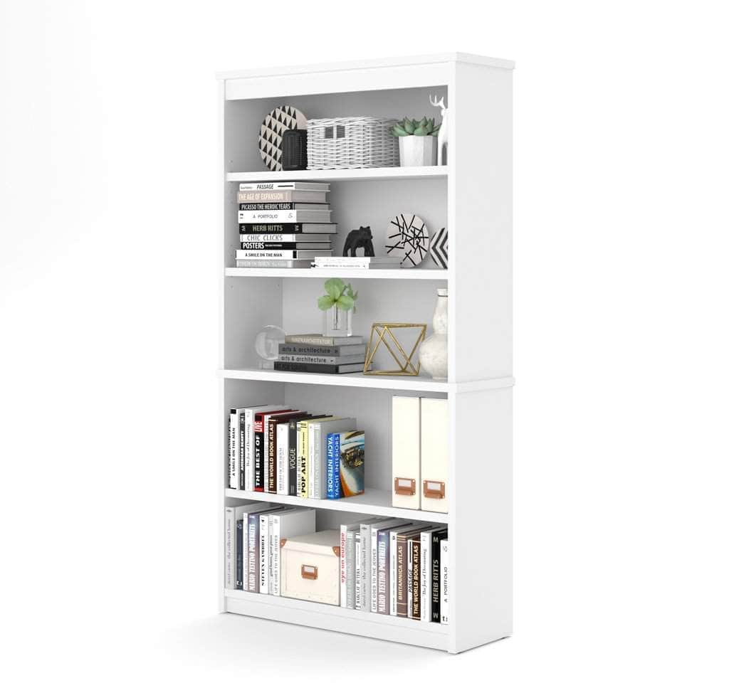 Uptown II Bookcase - 6 Stylish Colors for Home & Office Storage | Modern Bookshelf for Living Room, Bedroom & Study