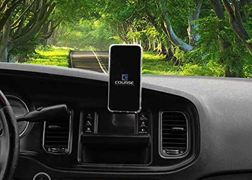 Course Motorsports DirectFit Magnetic Phone Mount & Car Phone Holder for Dodge Charger (2011-2023) - Strong Magnetic Charging Head - Perfect for GPS Navigation & Hands-Free Driving
