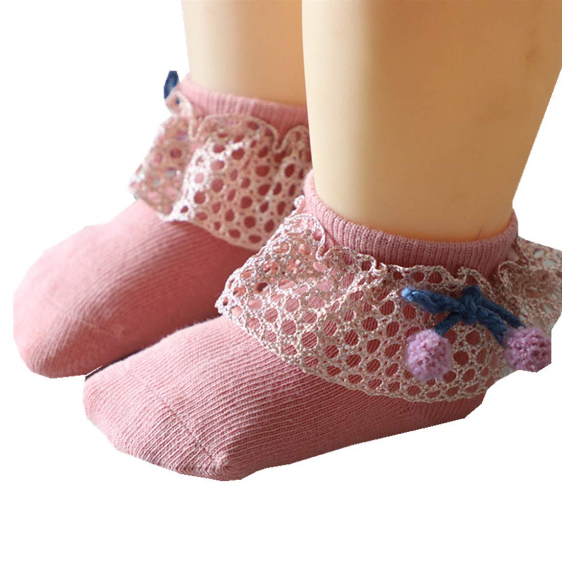 Baby-Girl Socks for Newborns - Soft Lace Socks for Newborn, Infant, Toddler & Little Girls - Perfect for Special Occasions, Photo Shoots & Everyday Wear