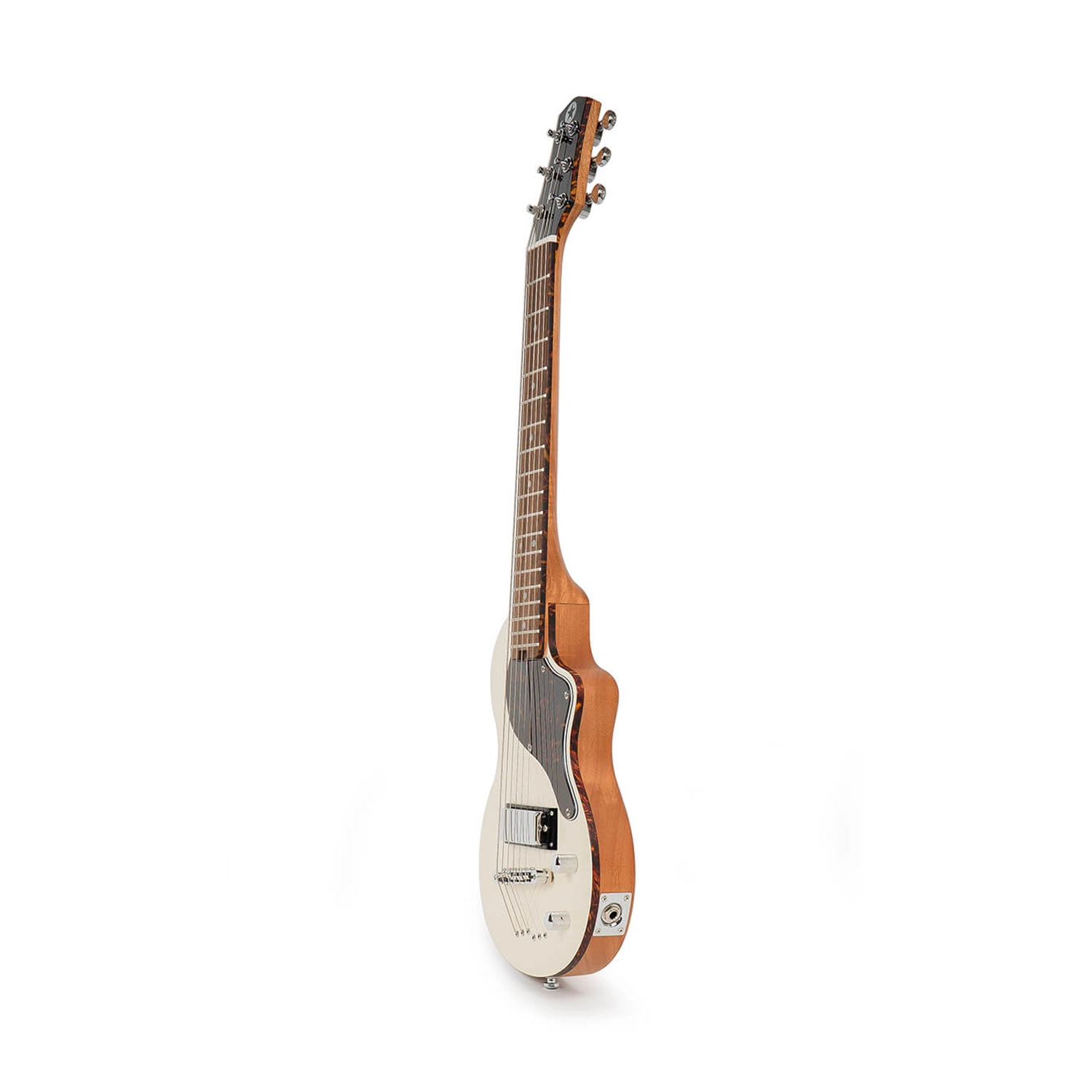 Blackstar Travel Guitar with Gig Bag - Compact & Portable Acoustic Electric Guitar for Travel, Camping & Busking - White