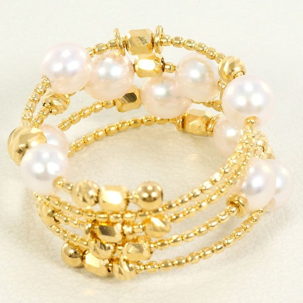 18K Yellow Gold Pearl Ring for Women - Elegant & Timeless Jewelry Gift for Birthday, Anniversary, or Wedding - Perfect for Special Occasions & Everyday Wear