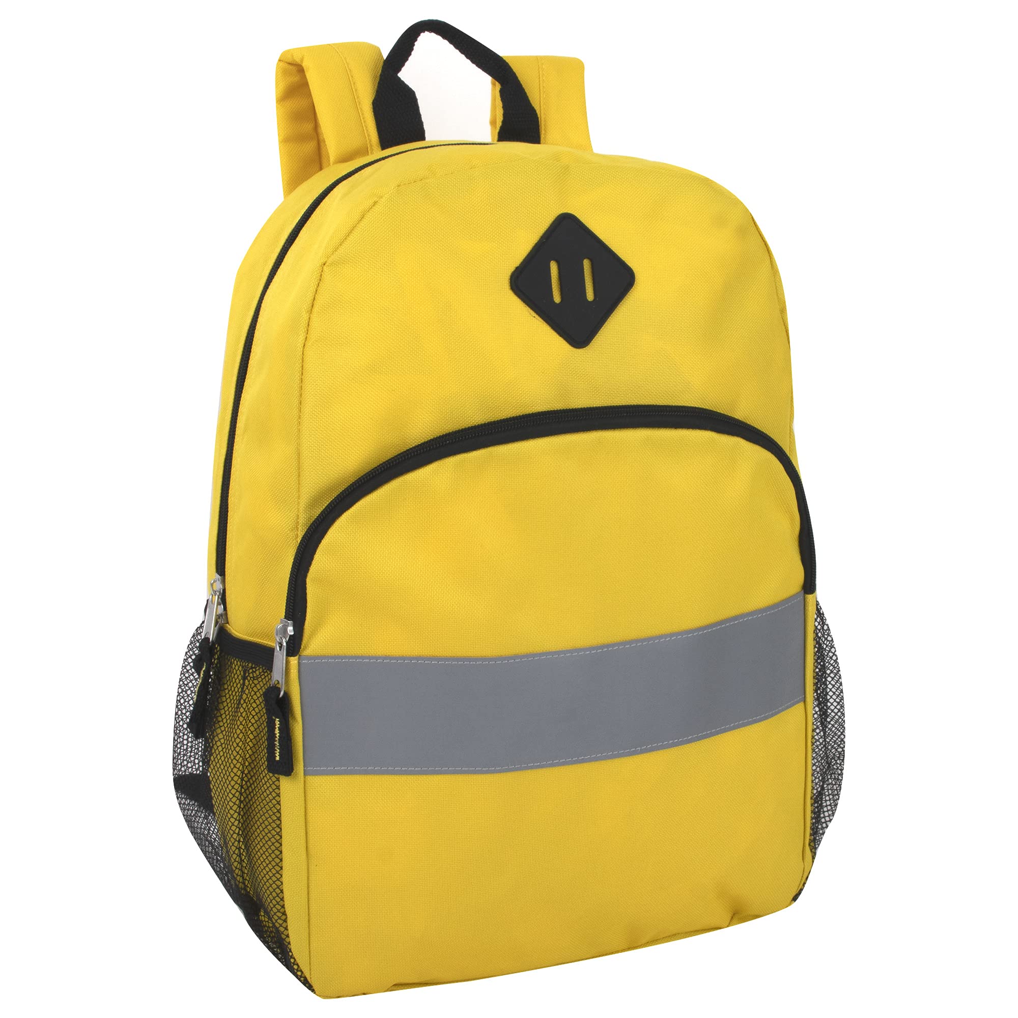 Wholesale 24 Pack Kids Reflective Backpacks for School - Trail Maker Bulk Backpacks with Side Pockets & Padded Straps | Perfect for School, Hiking, and Outdoor Activities