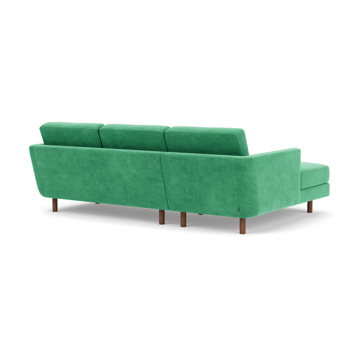 Conrad Fabric Left Chaise Sofa - Modern L-Shaped Sectional Couch with Reversible Chaise Lounge for Living Room, Apartment & Home Theater Comfortable Seating