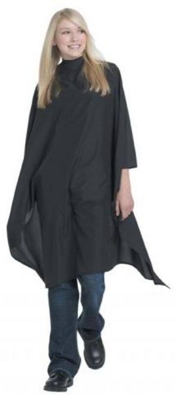 ANDRE ULTRASILK Professional Hair Styling Cape - Black | Waterproof & Soft Salon Cape for Haircuts, Coloring, and Styling | Perfect for Barbers, Salons, and Home Use
