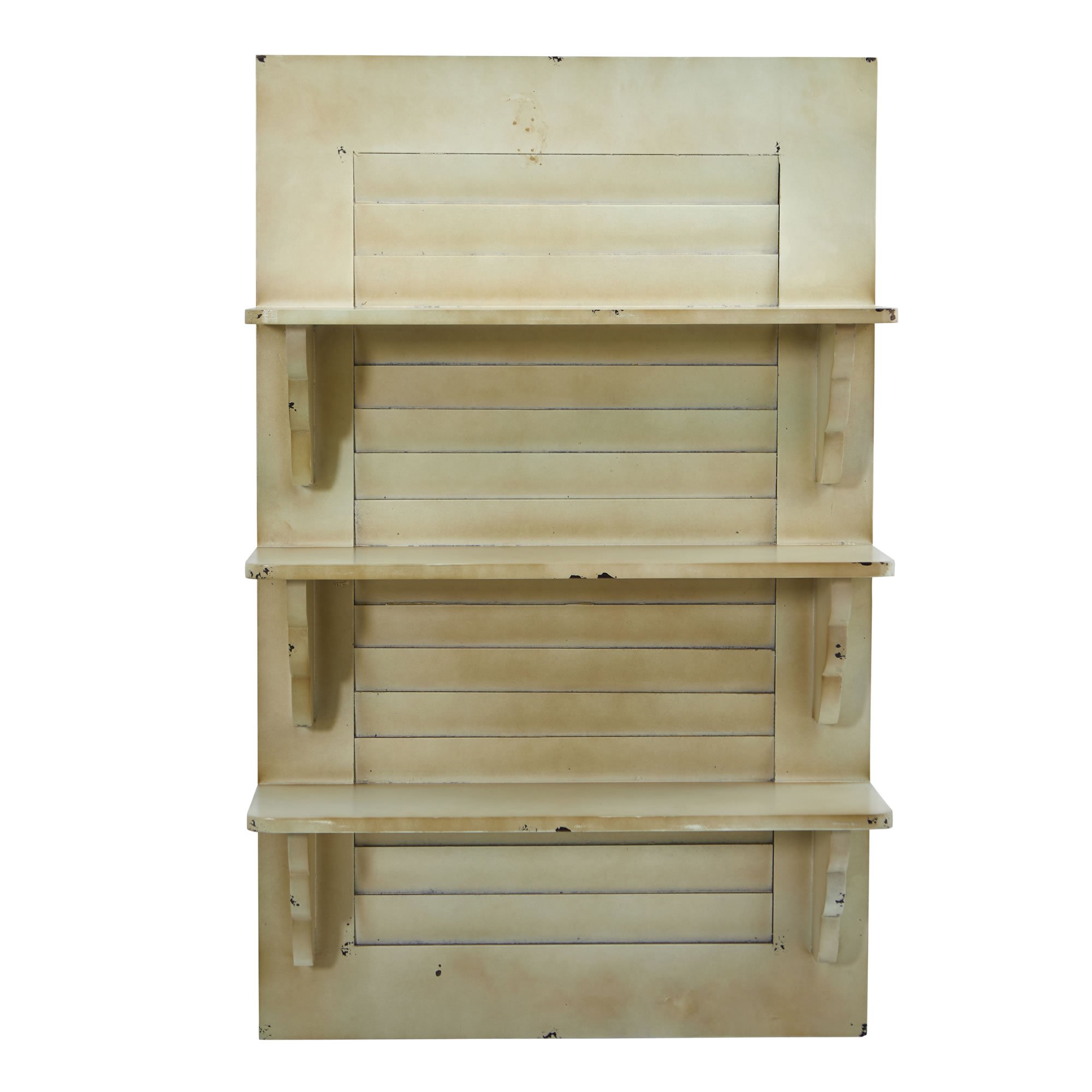 Nearly Natural 7027 Vintage Window Shutter Wall Shelf - 31.75