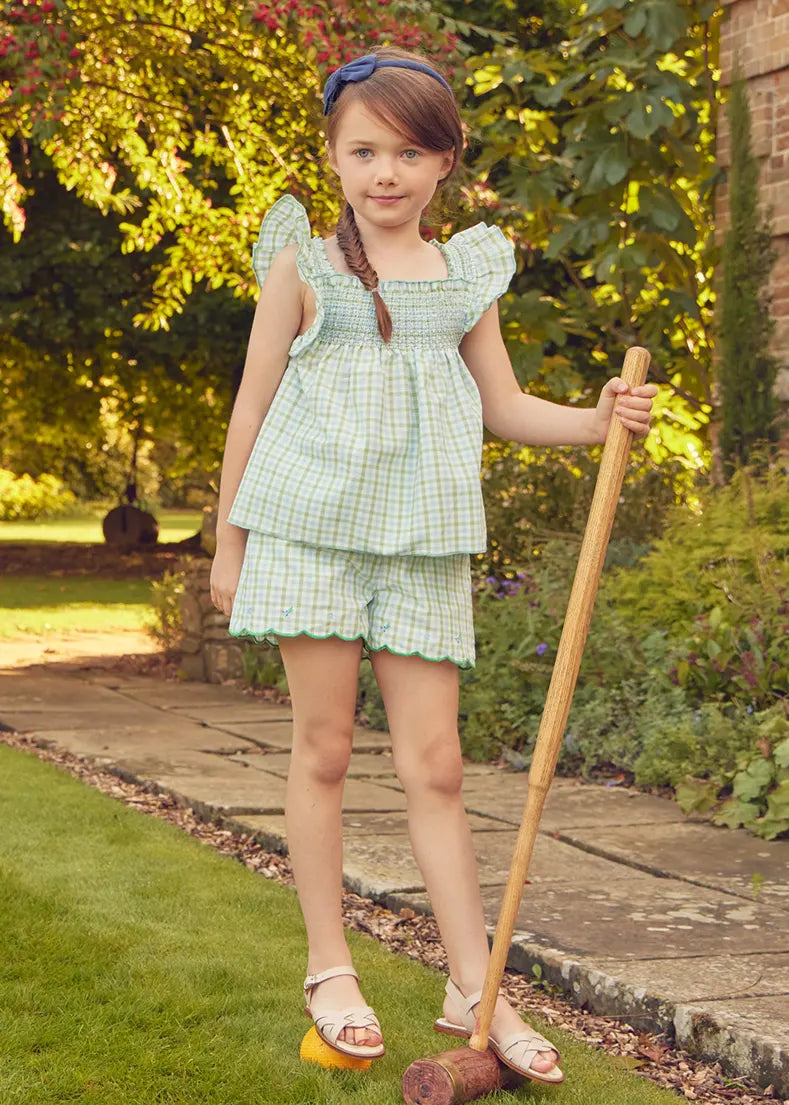 Maxwell Gingham Dress for Girls - Stylish & Comfortable Outfit for School, Parties & Everyday Wear
