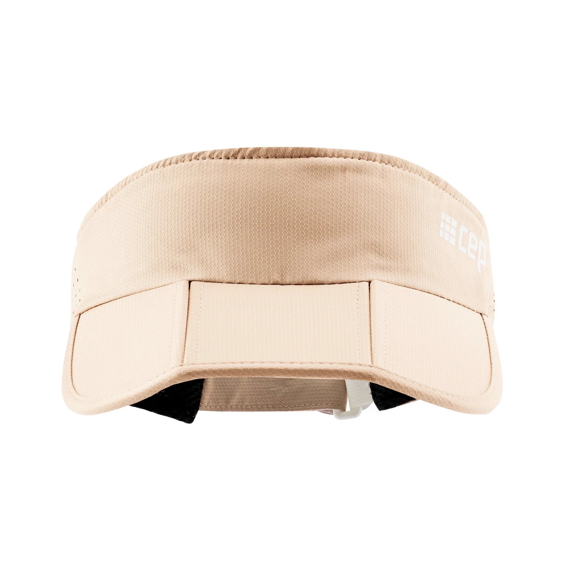 CEP Unisex Running Visor - Breathable & Lightweight Sun Protection for Men & Women - Ideal for Jogging, Hiking & Outdoor Sports (Cream)