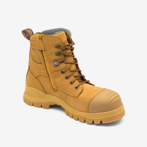 Premium Heavy Duty Work Boots for Men - Steel Toe, Waterproof & Slip Resistant - Ideal for Construction, Landscaping & Outdoor Work