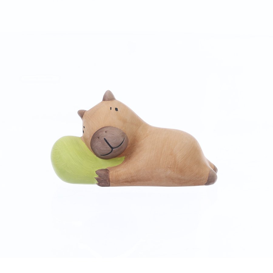 DECOLE Sleep Tight Aroma Mascot Capybara (63g) - Relaxing Scented Stuffed Animal for Stress Relief & Better Sleep | Perfect for Bedroom, Nursery & Office Decor