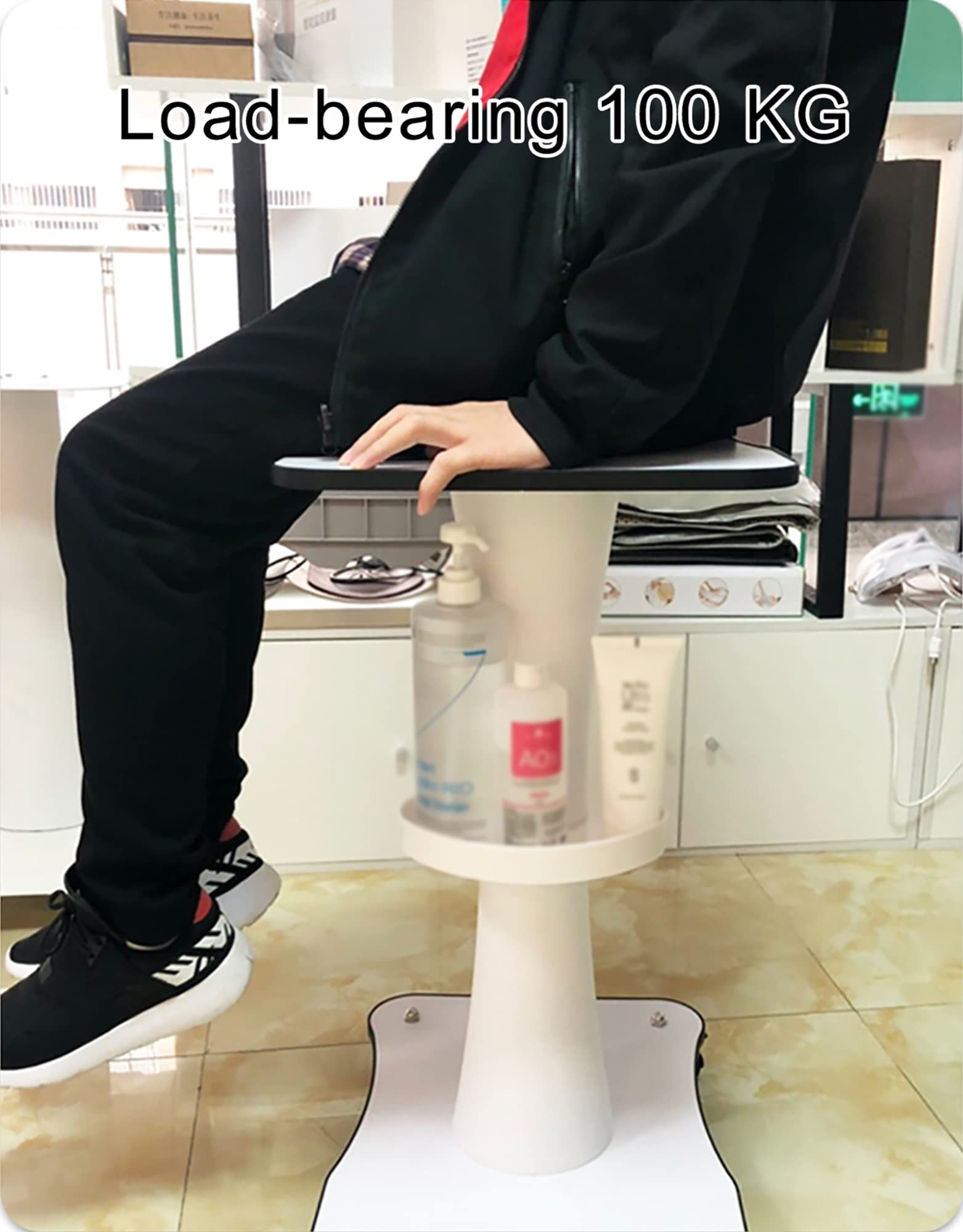 Professional Salon Trolley Stand with Wheels - Beauty Utility Rolling Cart for Hair & Spa Tools - Mobile Storage Equipment with Instrument Tray - Perfect for Salon, Spa & Home Beauty Stations