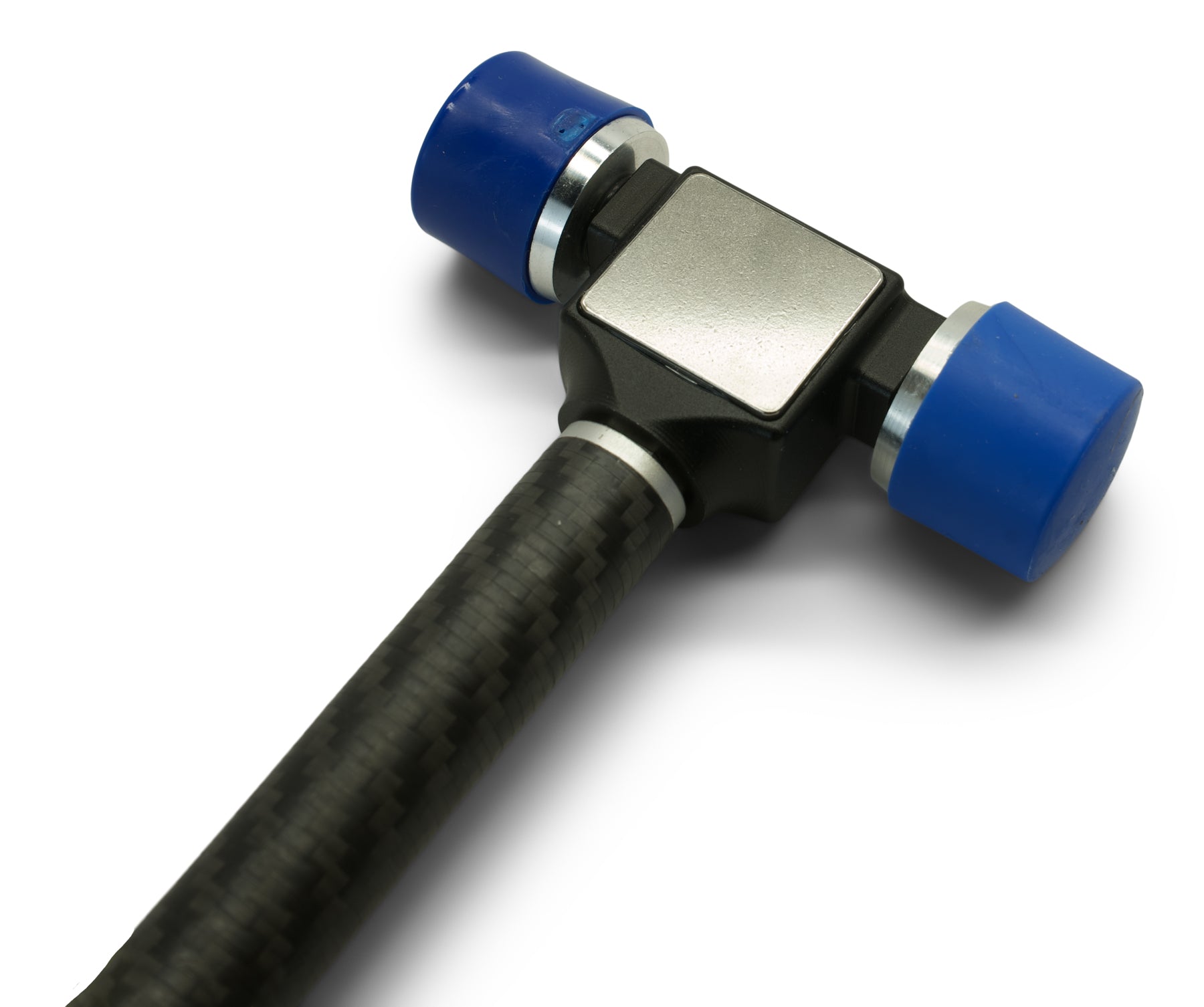 KECO 16-Inch Carbon Fiber Knockdown Hammer with Aluminum Head - Hard & Soft Tips for Woodworking, Construction, and DIY Projects