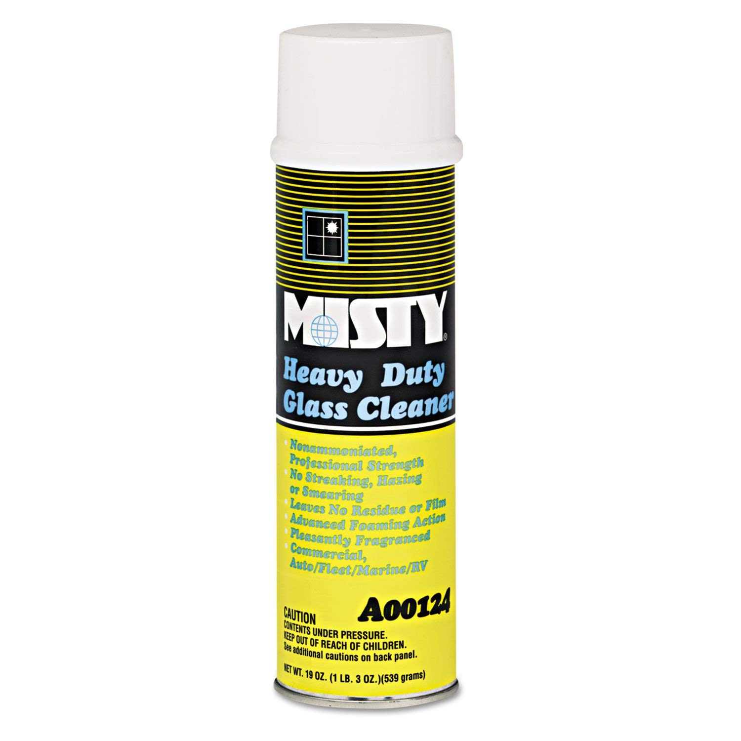 Heavy Duty Glass Cleaner - Streak-Free, Non-Toxic Formula for Windows, Mirrors & Shower Doors - Perfect for Home, Office & Commercial Use