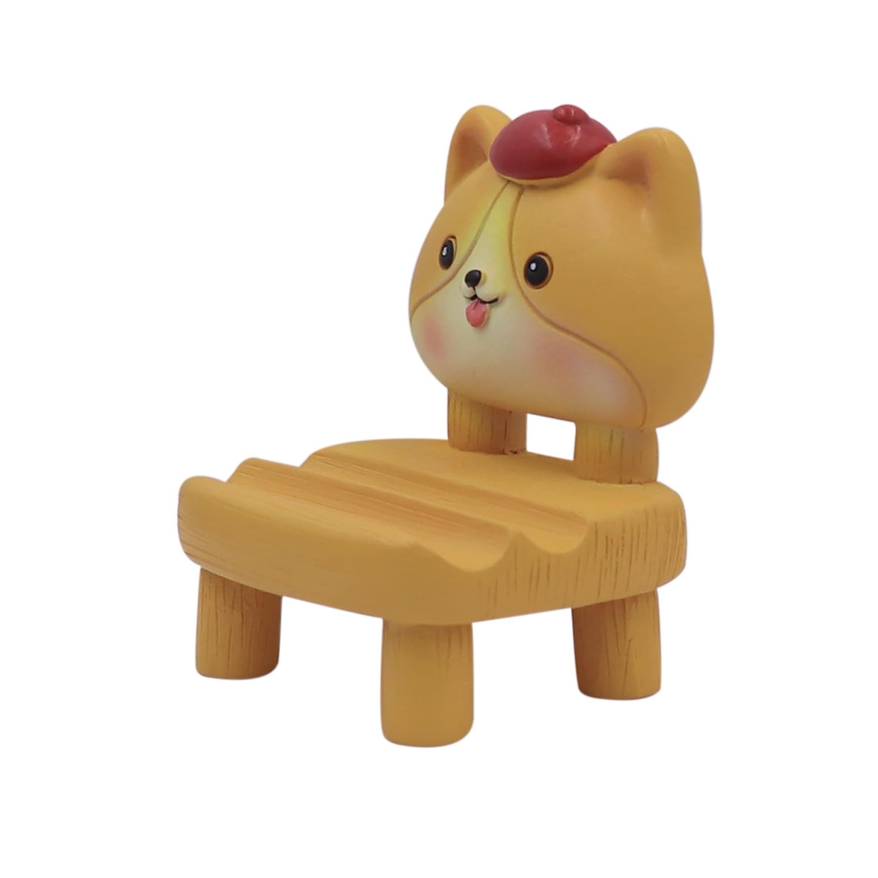 Funny Panda Cat Puppy Phone Stand - Universal Desk Holder for All Phones & Tablets | Cute Animal Ornament for Office, Home, and Car Use