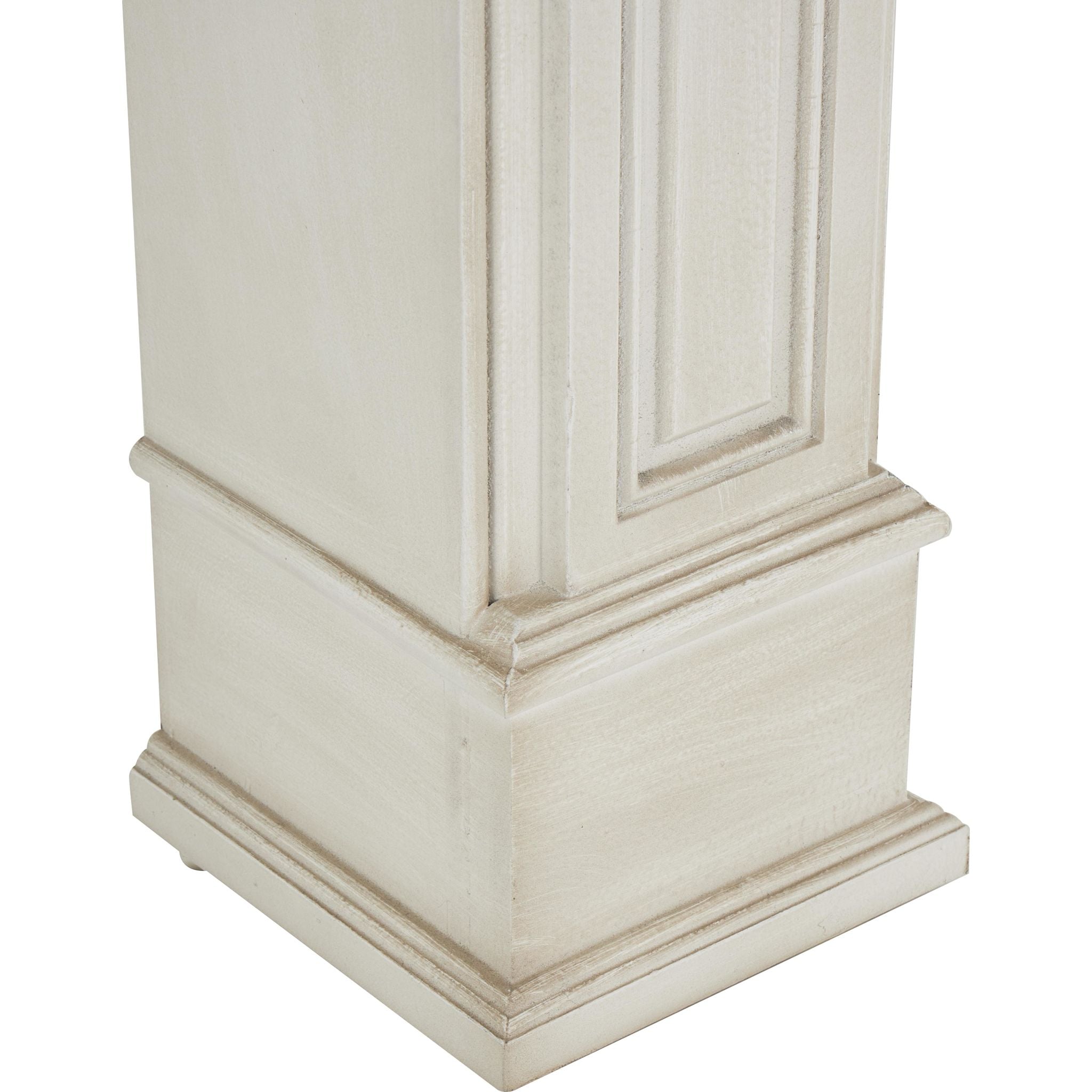 White Alfredo Fireplace Mantel - Elegant Home Decor for Living Room, Bedroom & Cozy Spaces