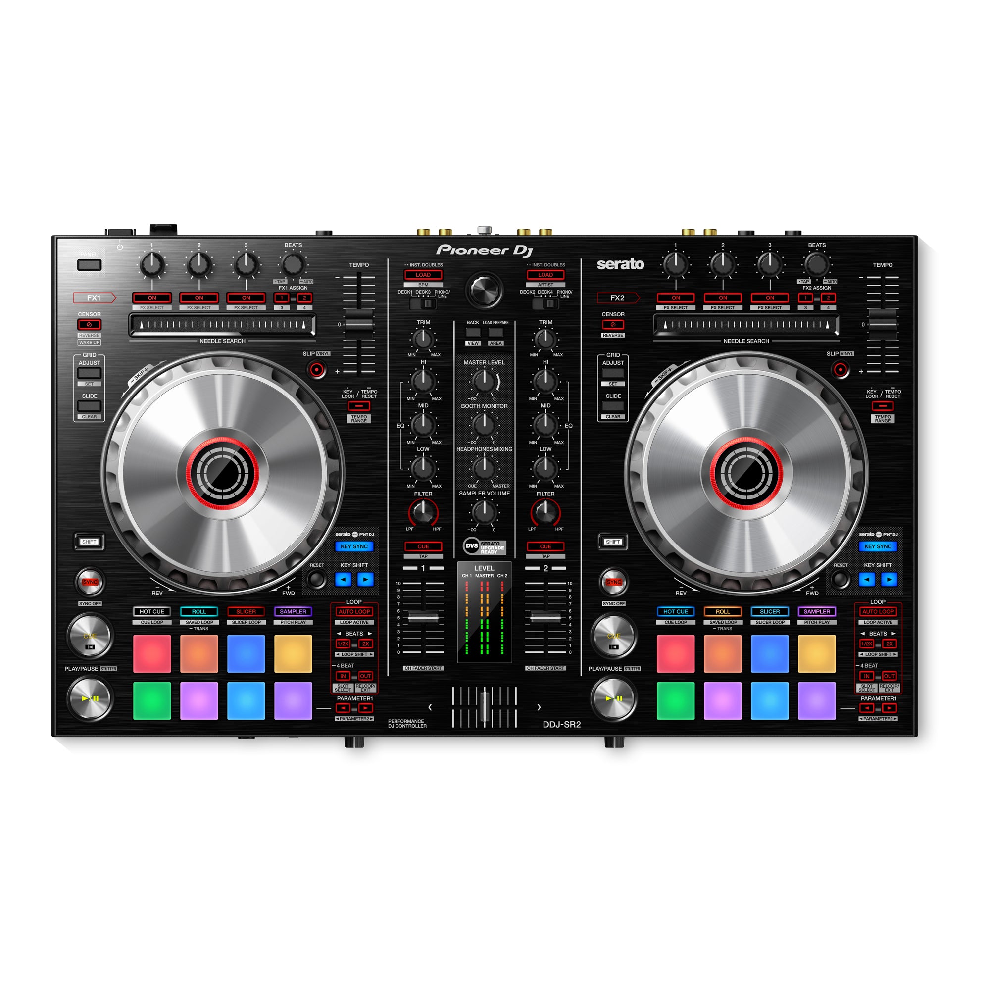 Pioneer DDJ SR2 2-Channel Professional DJ Controller for Serato DJ Pro - Perfect for Club Gigs, Home Studios & Live Performances