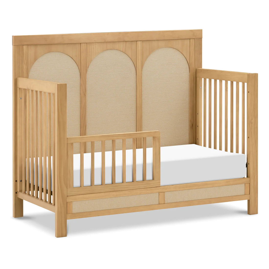 Eloise 4-in-1 Convertible Baby Crib - Toddler Bed, Daybed & Full-Size Bed - Safe & Stylish Nursery Furniture for Newborns to Teens (Perfect for Baby Rooms, Daycare Centers & Guest Bedrooms)