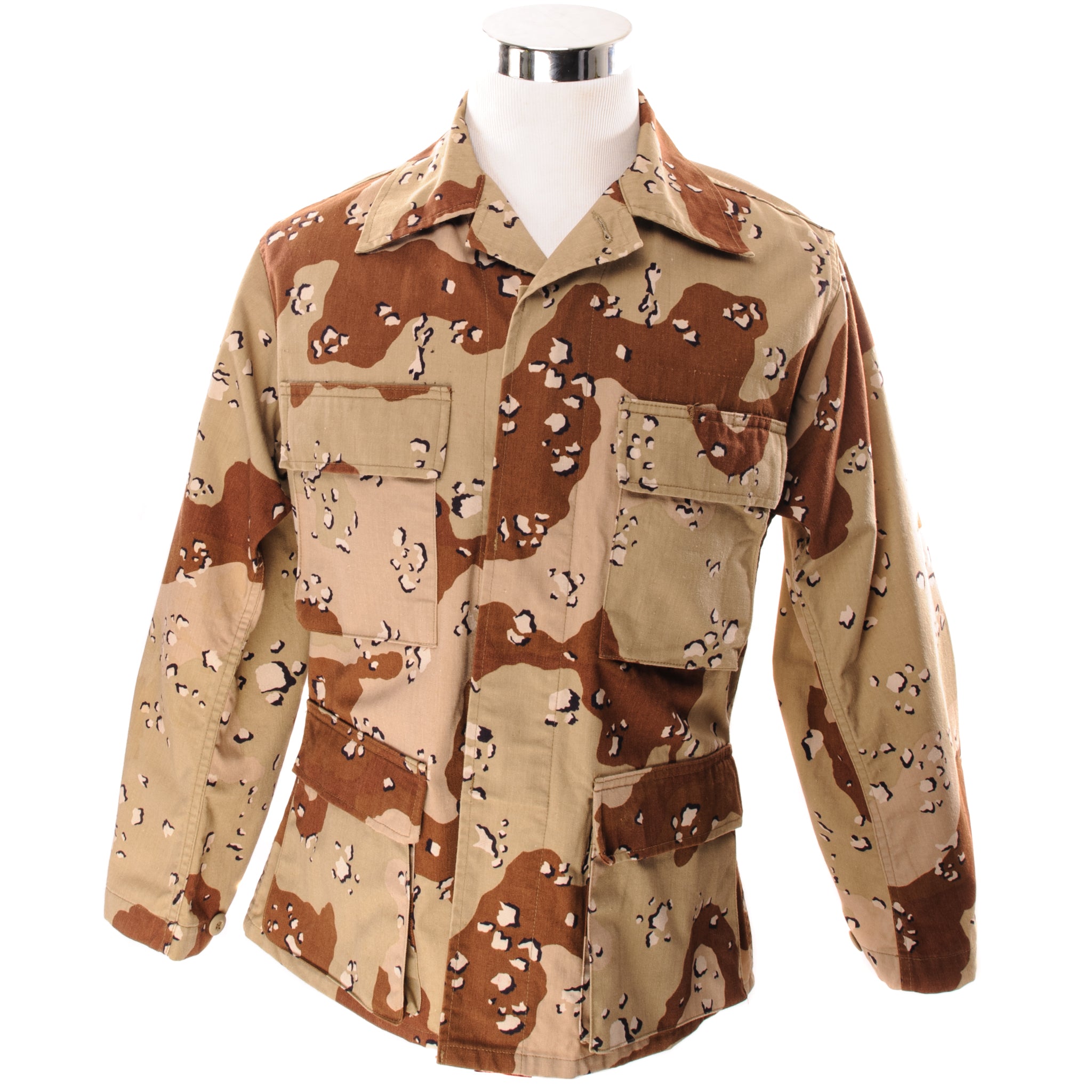 Vintage US Army Desert Camouflage Combat Jacket - Small Short Size | Authentic Military Style Jacket for Outdoor Adventures, Airsoft, Hunting & Casual Wear