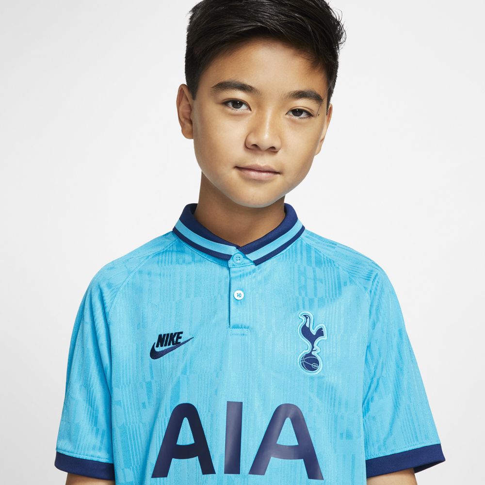 Nike Tottenham Hotspur 2019/20 Stadium Third Big Kids' Soccer Jersey - Authentic Youth Football Shirt for Boys & Girls - Perfect for Matchdays, Training & Fan Support
