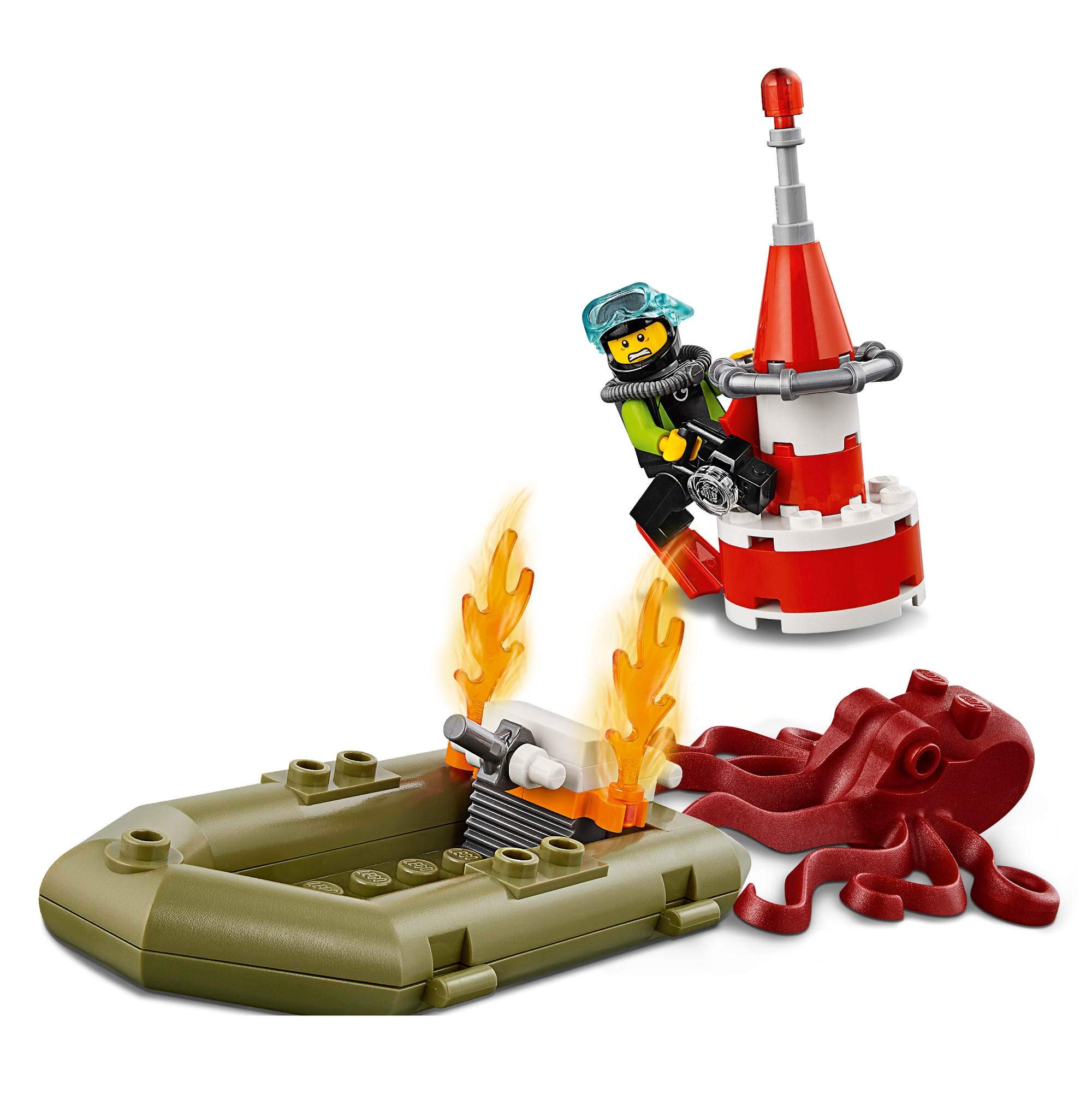 LEGO City Coast Guard 4x4 Response Unit 60165 Building Kit (347 Pieces) - Emergency Rescue Toy Set for Kids Ages 6-12 | Perfect for Creative Play & Gift Giving