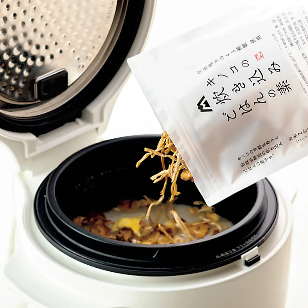 Premium Dried Japanese Mixed Mushrooms (65g) - Matsuo Takikomi Gohan Kit - Authentic Umami Flavor for Rice Dishes, Soups & Hot Pots - Perfect for Home Cooking & Gourmet Meals