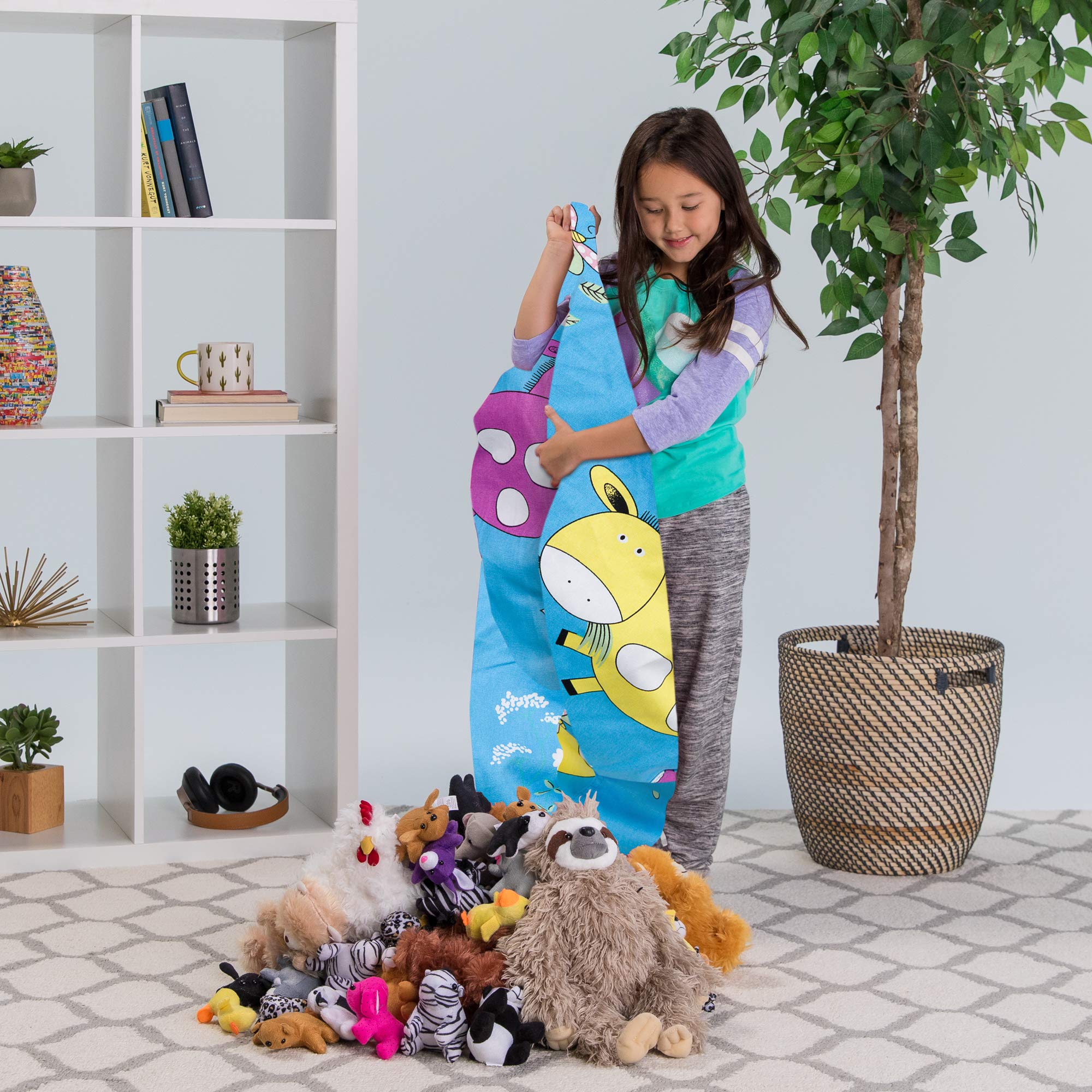 Posh Kids Stuffed Animal Storage Bean Bag Chair Cover - Large 38
