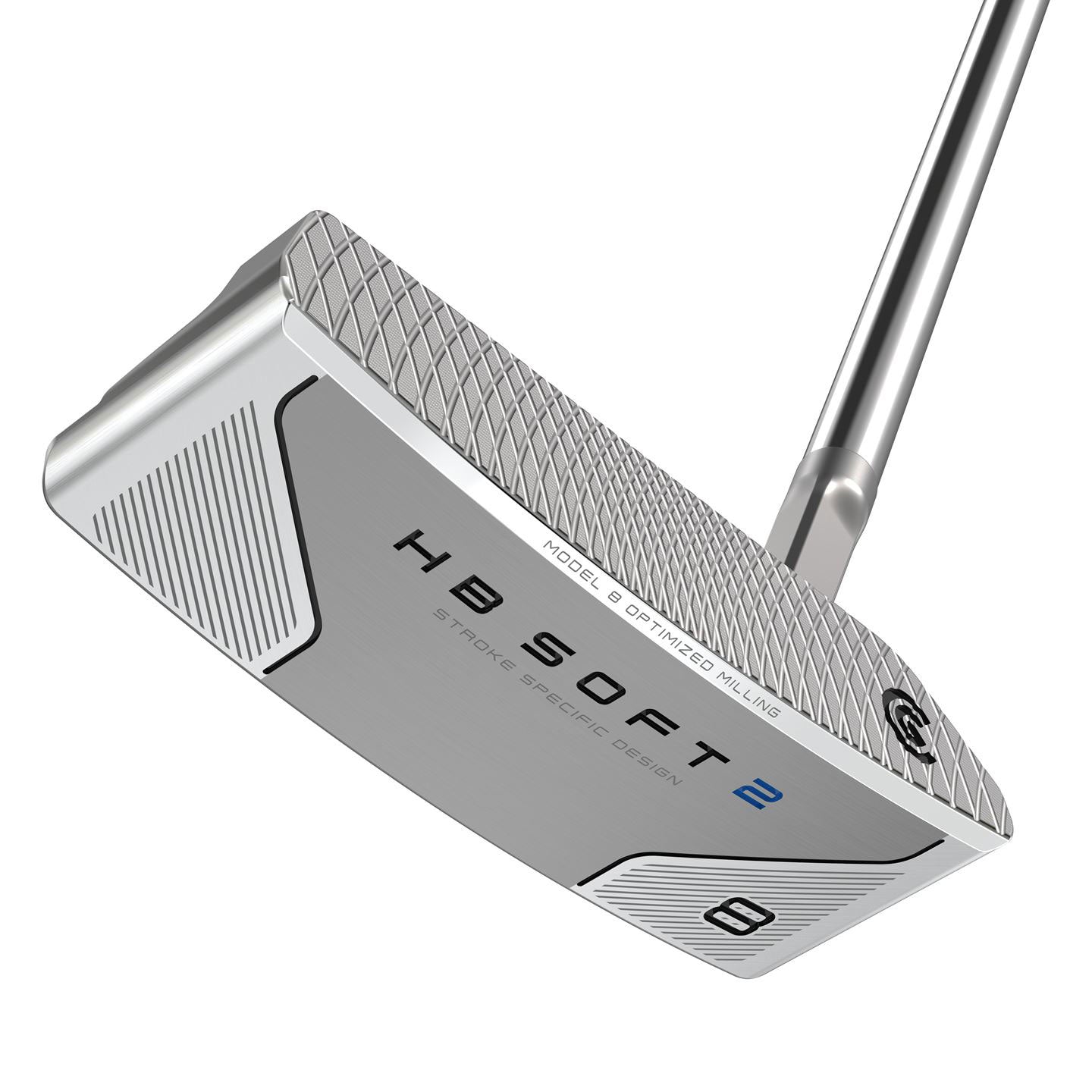 Cleveland Huntington Beach Soft 2 Men's Right Hand 8S Putter - Premium Golf Putter for Right-Handed Players - Perfect for Putting Practice and Golf Course Play