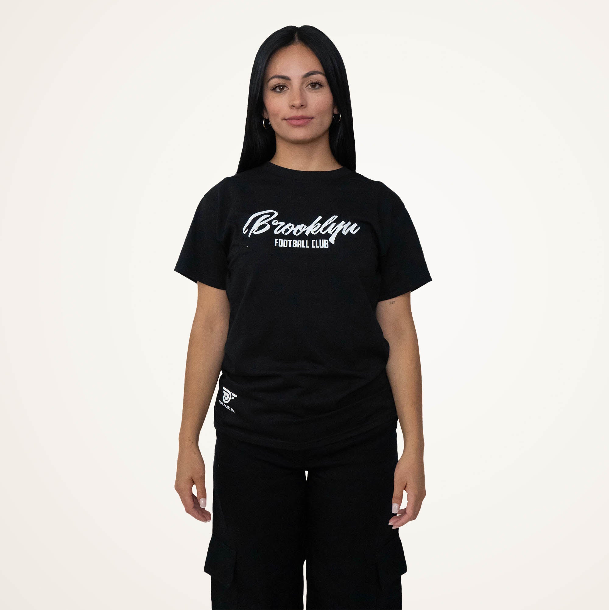 Brooklyn FC Women's Classic Black T-Shirt - Comfortable Soccer Jersey for Fans, Training & Casual Wear