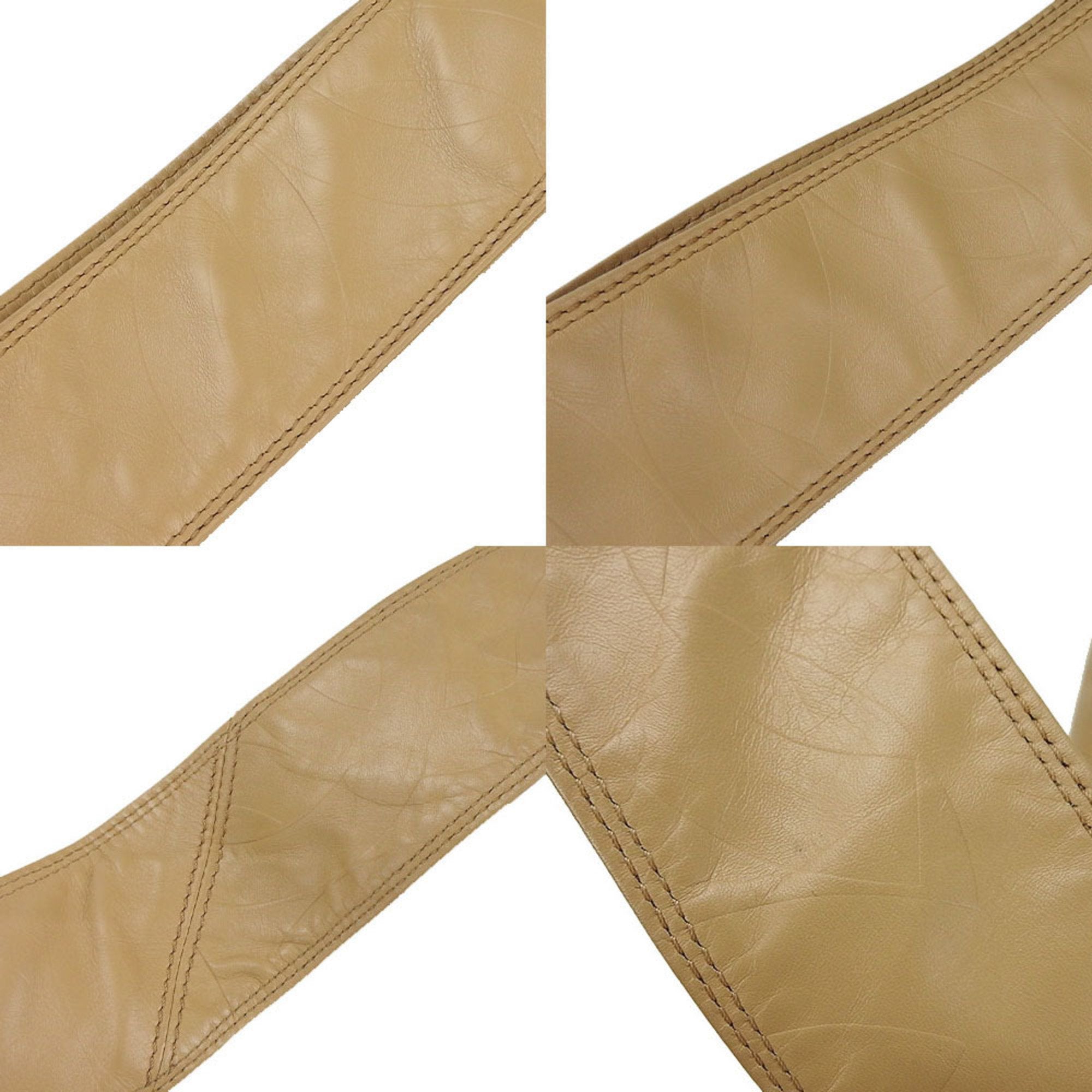 Stylish Beige Leather Shoulder Bag for Women - Fashion Crossbody Purse with Adjustable Strap - Perfect for Work, Travel & Everyday Use