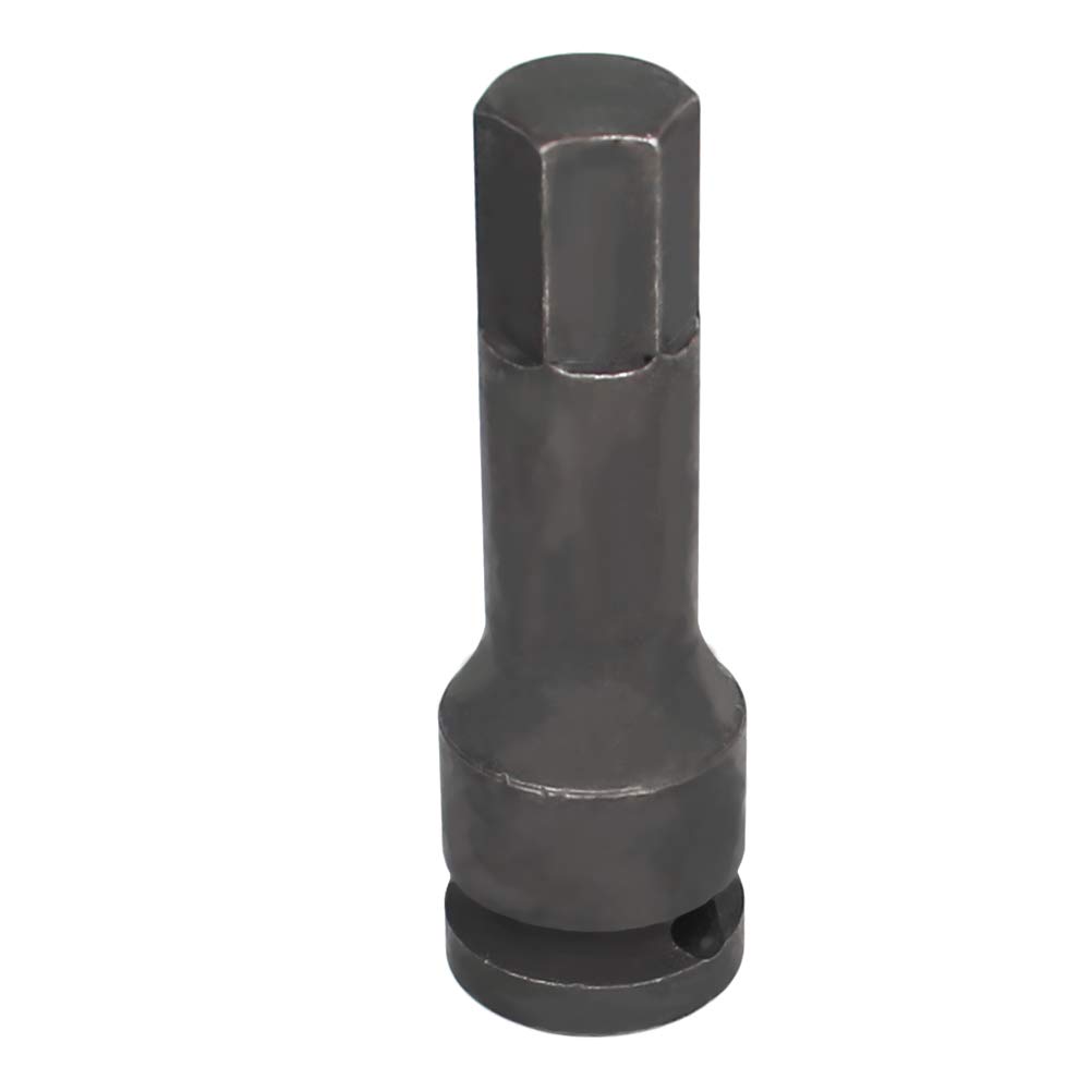 Auniwaig 1/2-Inch Drive Hex Impact Bit Socket - Chrome Molybdenum Steel Impact Socket for Power Tools - Perfect for Automotive Repairs, Construction & DIY Projects