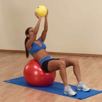 Body Solid BSTSB Stability Ball - Exercise & Yoga Ball for Core Workouts, Balance Training, and Home Gym Fitness - Perfect for Pilates, Physical Therapy, and Office Chair Replacement