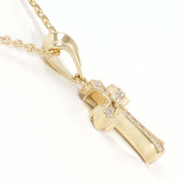 10K Yellow Gold Diamond Necklace for Women - Elegant Dainty Pendant Necklace Jewelry Gift for Her - Perfect for Anniversary, Birthday, Valentine's Day & Special Occasions