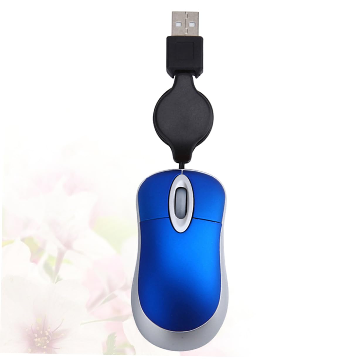 Gadpiparty 3pcs Mini USB Wired Mouse - Mute, Retractable Cable, Compact Design for Laptop, Travel & Office Use