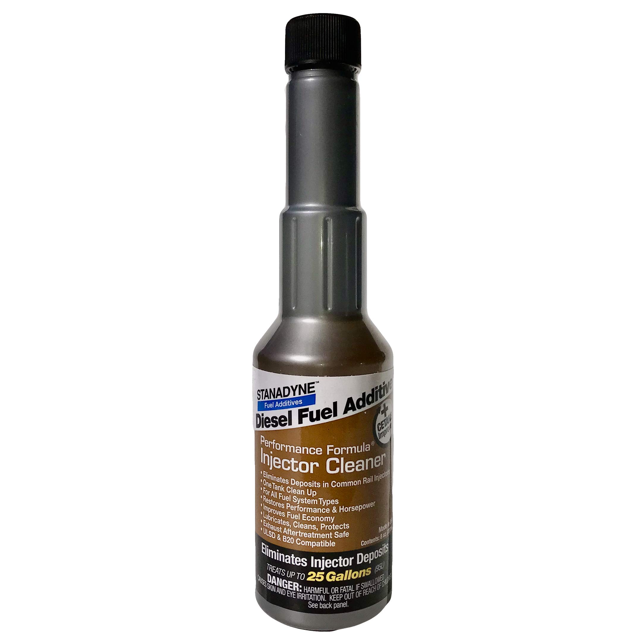 Stanadyne Performance Diesel Injector Cleaner - 4 Pack (8oz Bottles) #43562 | Improves Fuel Efficiency & Engine Performance for Trucks, SUVs, and Heavy-Duty Vehicles