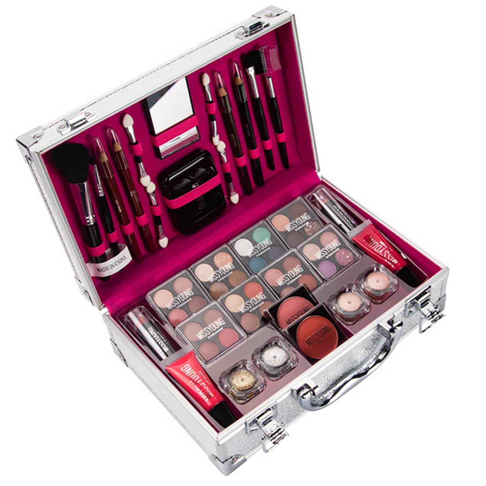 Professional Makeup Kit Set - Complete Cosmetic Essentials Bundle with Eyeshadow, Blush & Lipstick | Perfect for Home & Salon Use | Gift Idea for Makeup Lovers